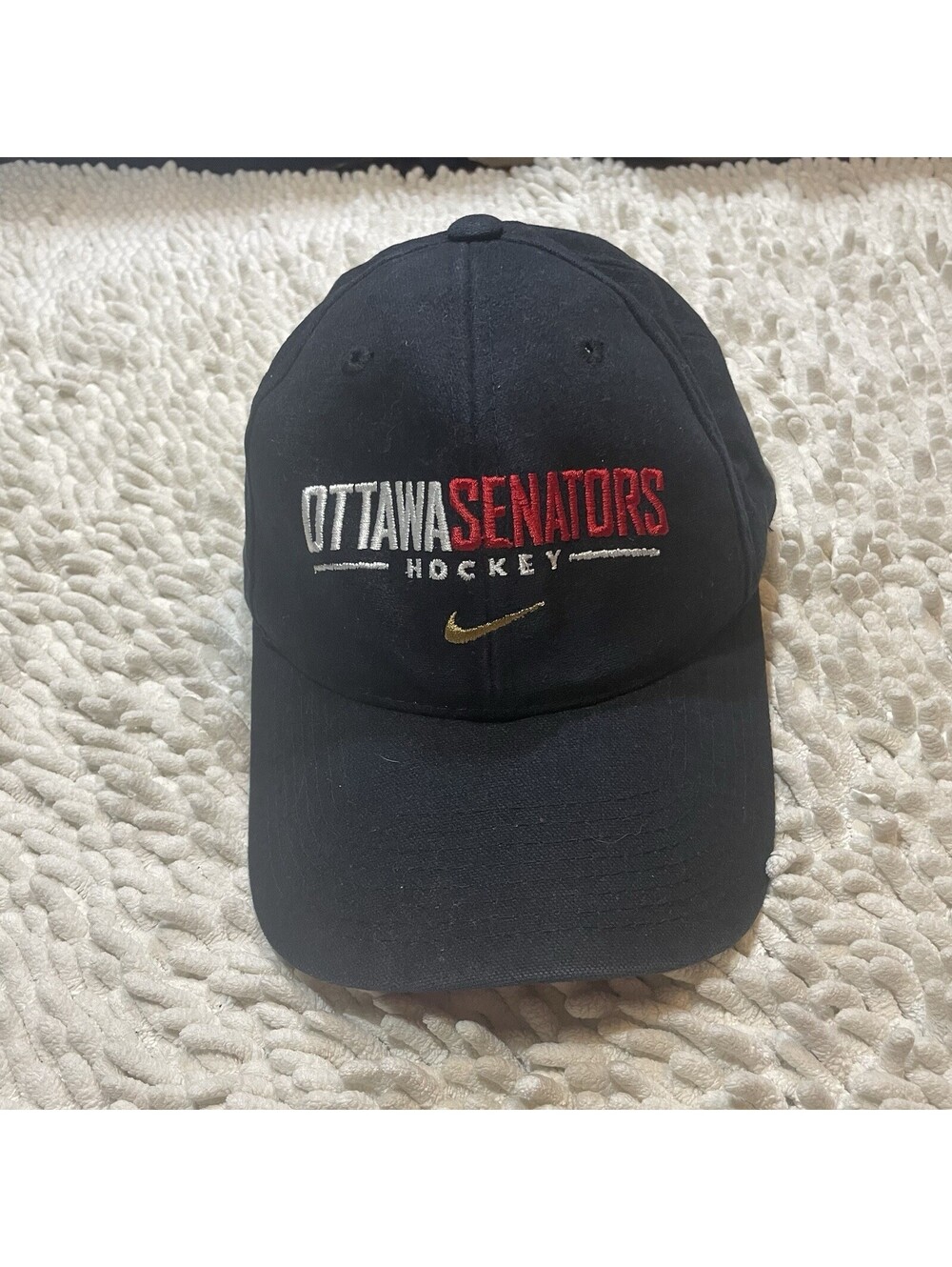 Nike Team Ottawa Senators NHL Ice Hockey Team Logo Baseball Hat Cap Vintage